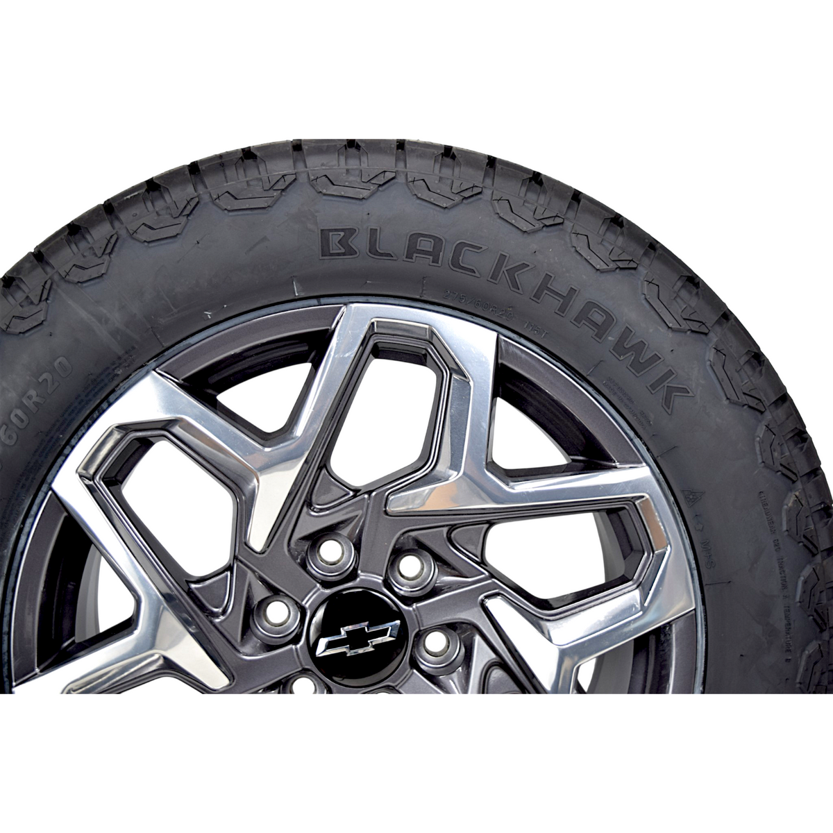 20" Chevy Silverado Tahoe At4 Grey Machined OEM Wheels Rims Tires 275/60R20 A/T