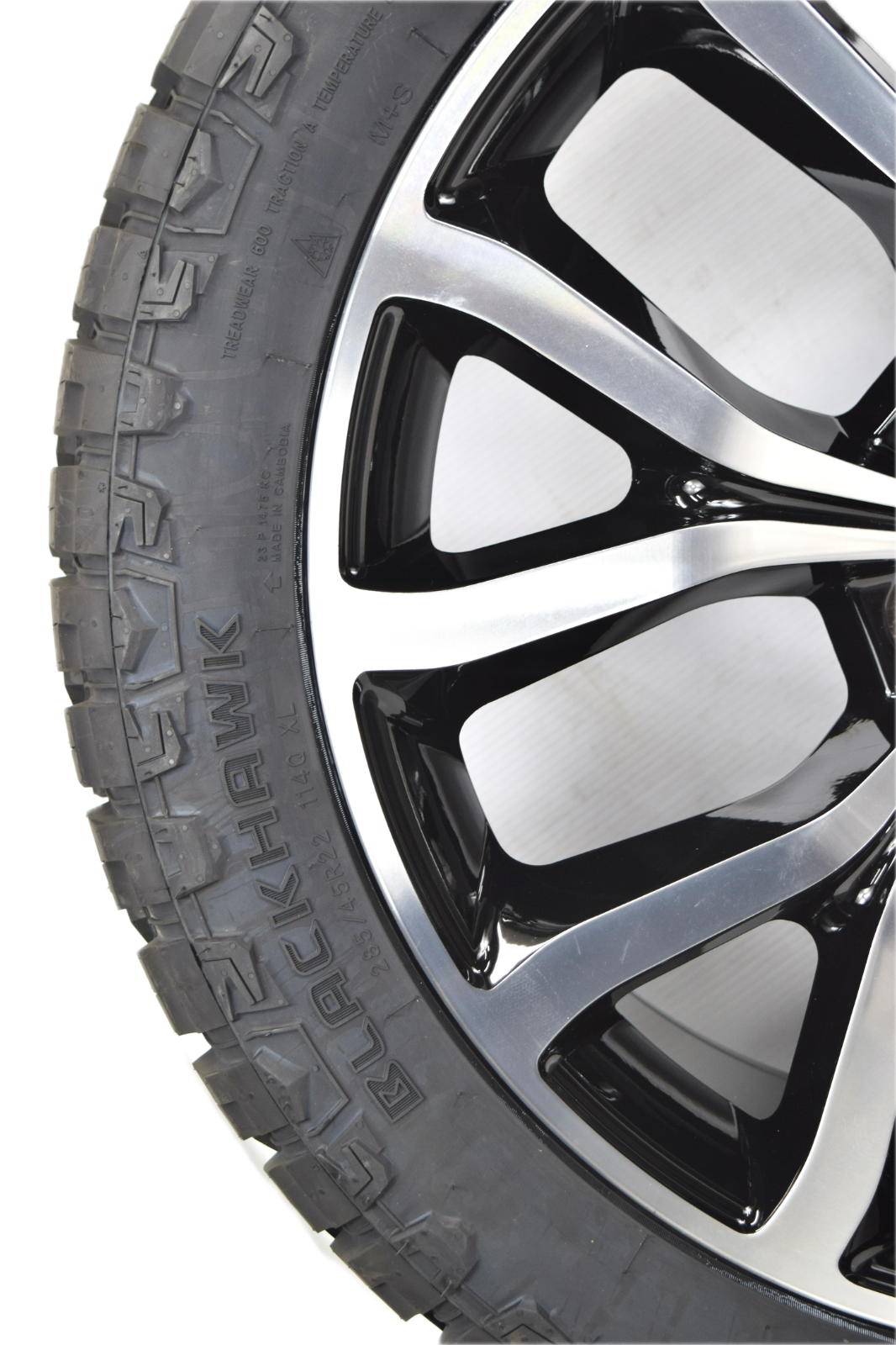 22" Ford F150 Replica Black Machined Expedition Wheels Rims Tire F150 RT