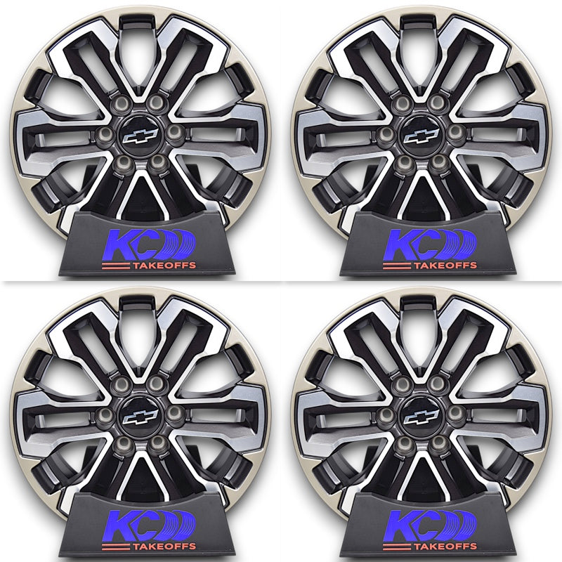18" Chevy Silverado Tahoe Satin Graphite OEM Wheels Rims 84040796