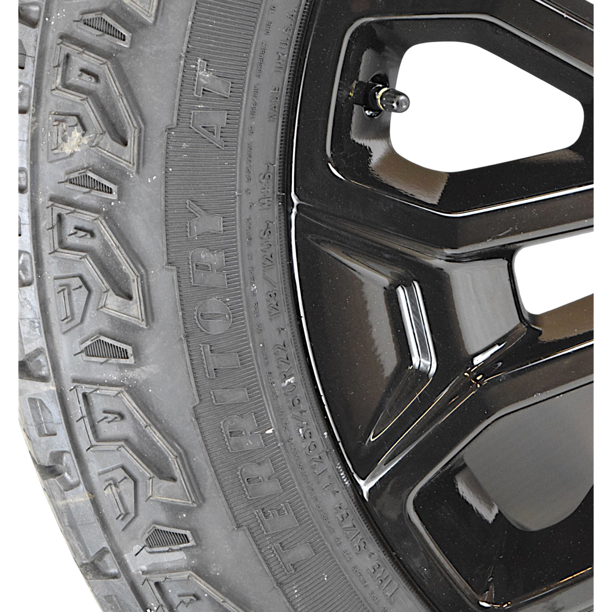 22" Chevy Silverado 2500 3500 HD OEM Gloss Black Wheels Rims Tires Goodyear