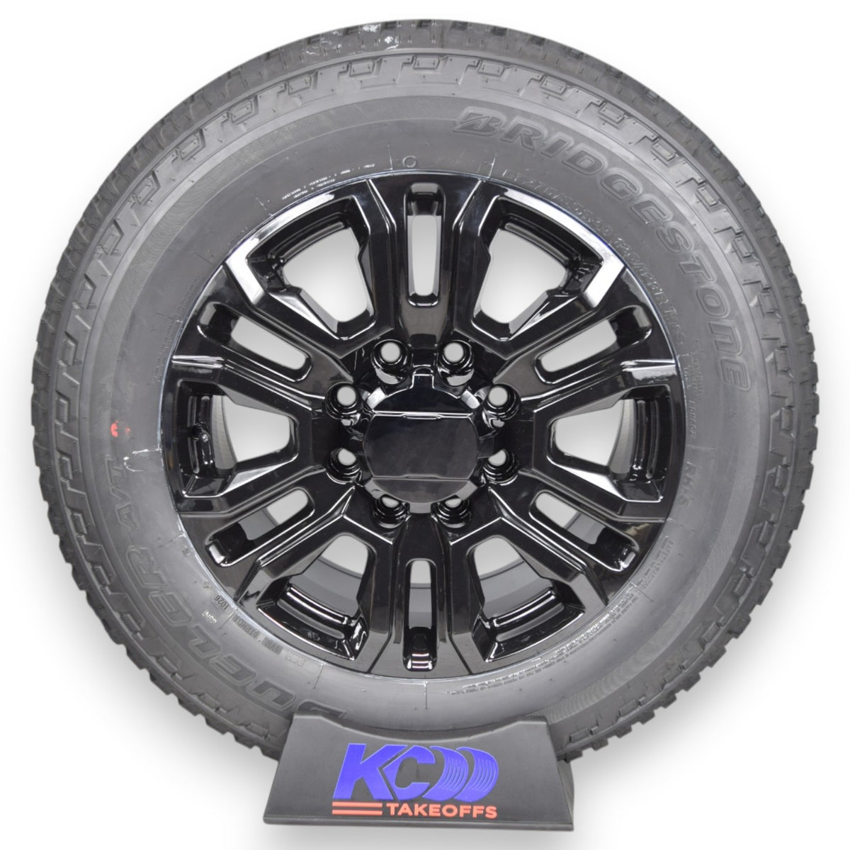 20" GMC Sierra Chevy Silverado 2500 3500 Denali Black Replica Wheels Rims Tires