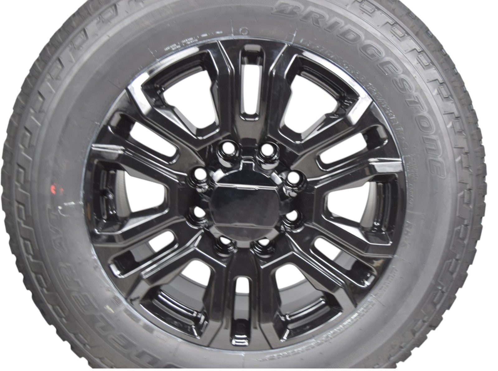 20" GMC Sierra Chevy Silverado 2500 3500 Denali Black Replica Wheels Rims Tires