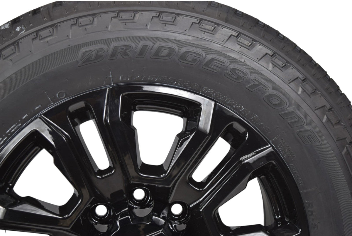 20" GMC Sierra Chevy Silverado 2500 3500 Denali Black Replica Wheels Rims Tires