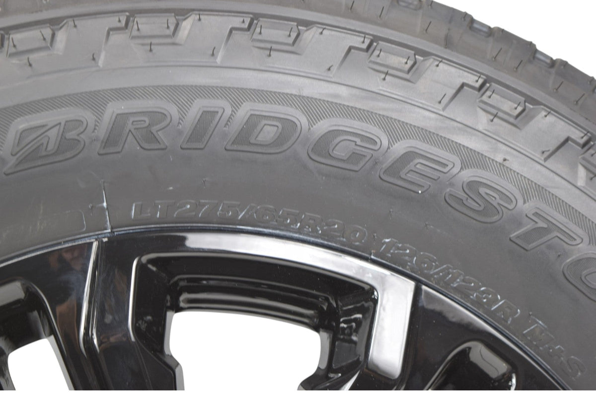 20" GMC Sierra Chevy Silverado 2500 3500 Denali Black Replica Wheels Rims Tires