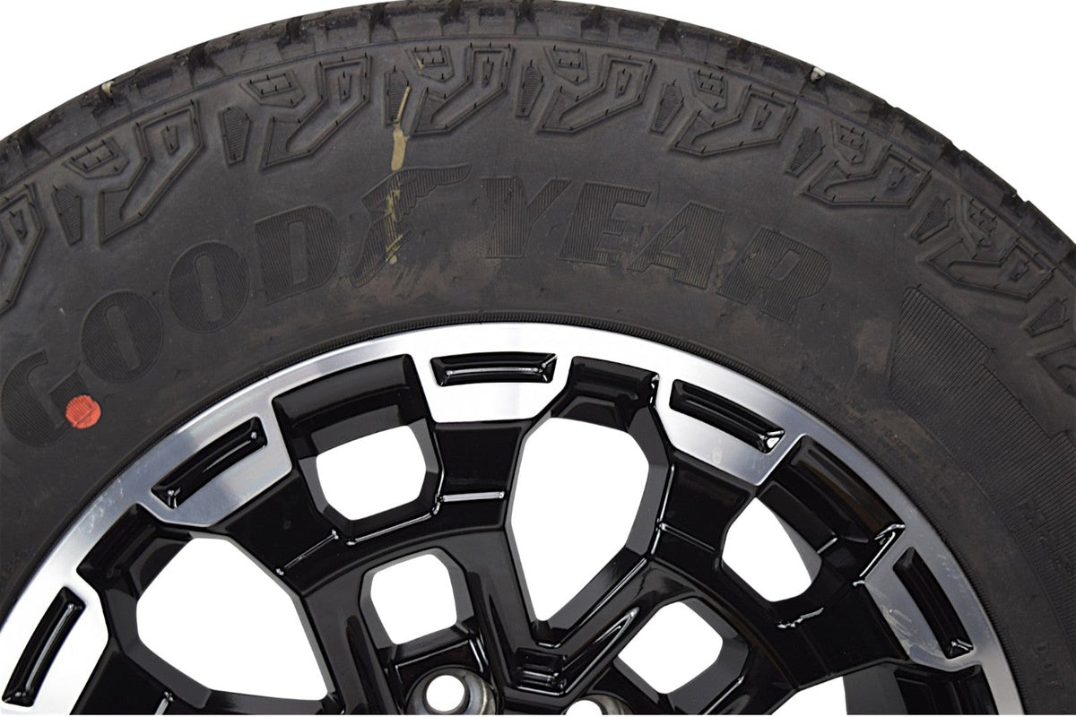 18" GMC Canyon AT4 Sierra Yukon Black OEM Wheels Rims Tires Goodyear A/T