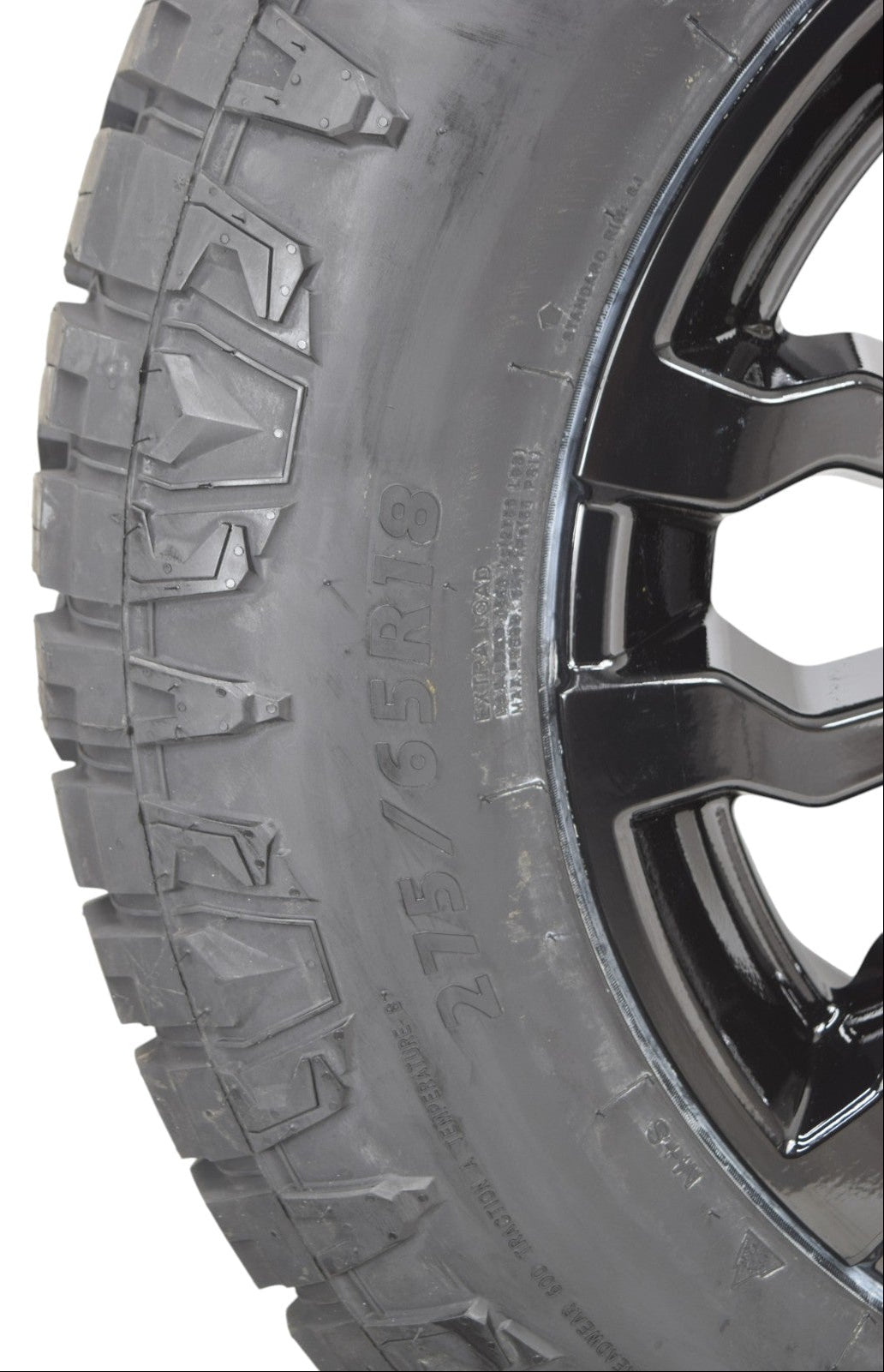 18" Chevy Silverado AT4X Black Replica Wheels Rims Tires Blackhawk Ridge RT