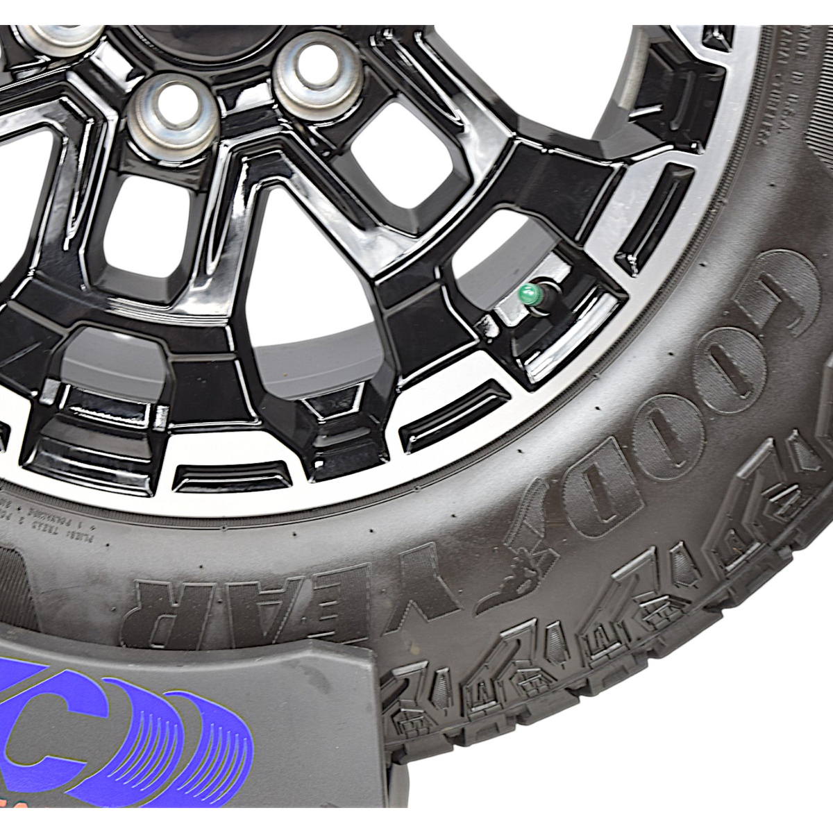 18" Chevy Colorado Silverado Tahoe Black OEM Wheels Rims Tires Goodyear A/T