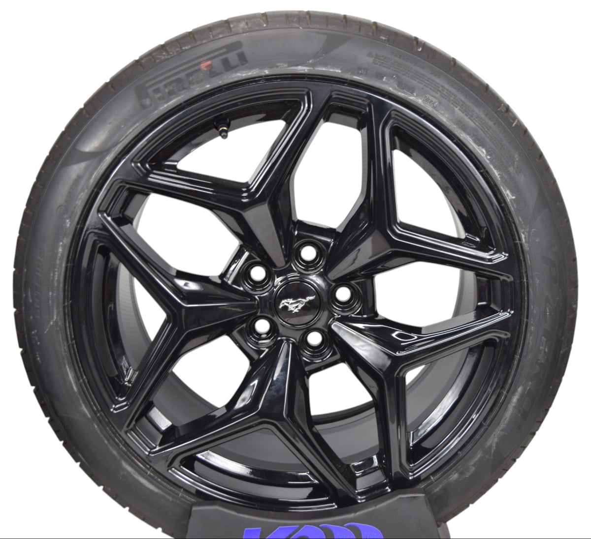 19" Ford Mustang OEM Staggered Gloss Black Wheels Rims Tires Performance