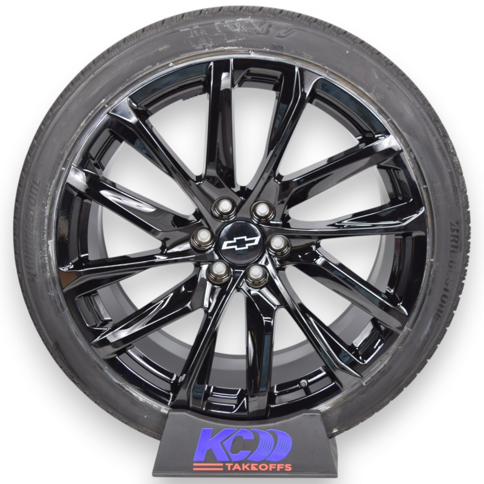 24" Chevy Silverado Tahoe Onyx Gloss Black Replica Wheels Rims Tires Alenza