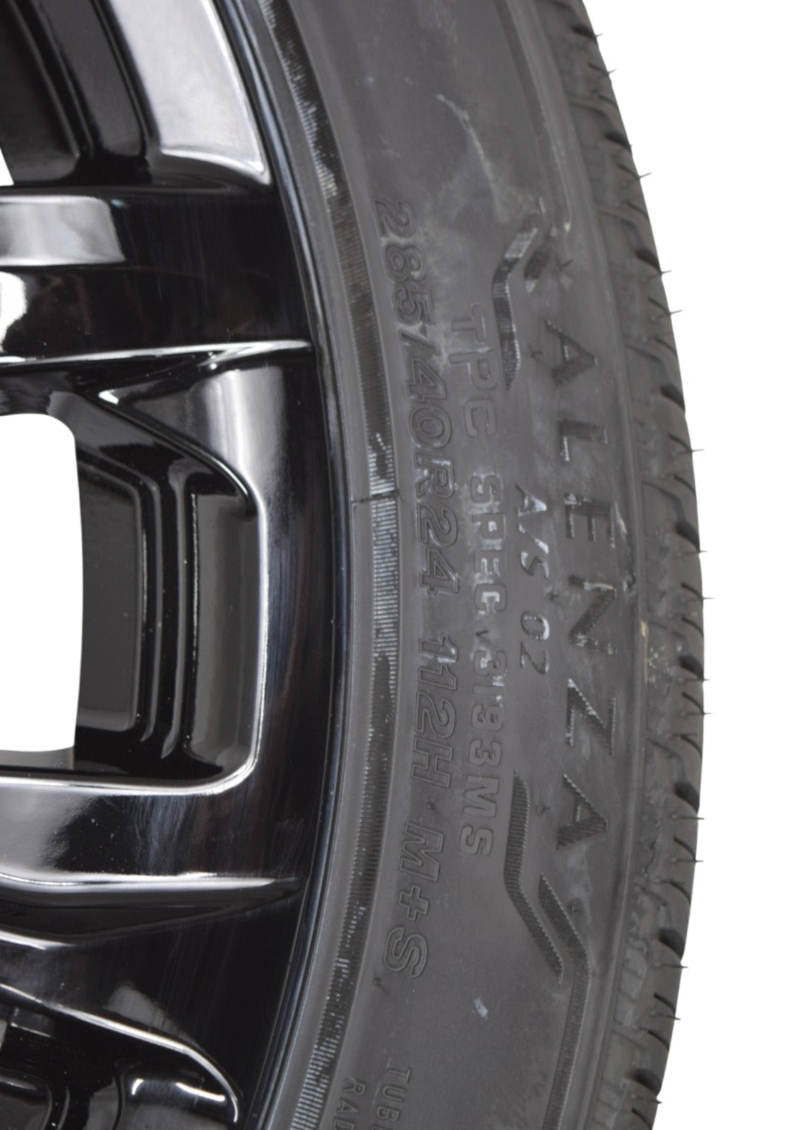 24" Chevy Silverado Tahoe Onyx Gloss Black Replica Wheels Rims Tires Alenza