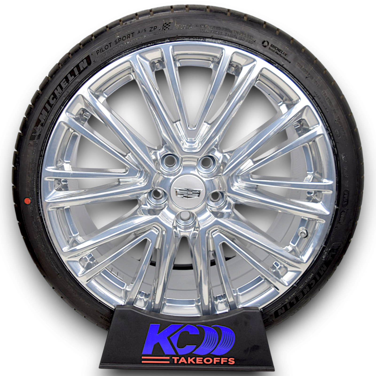 4 NEW 20" OEM Polished Cadillac CT5 Wheels Rims Tires 4843