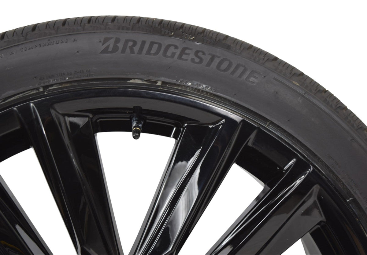 24" Chevy Silverado Tahoe Gloss Black Replica Wheels Rims Tires Alenza