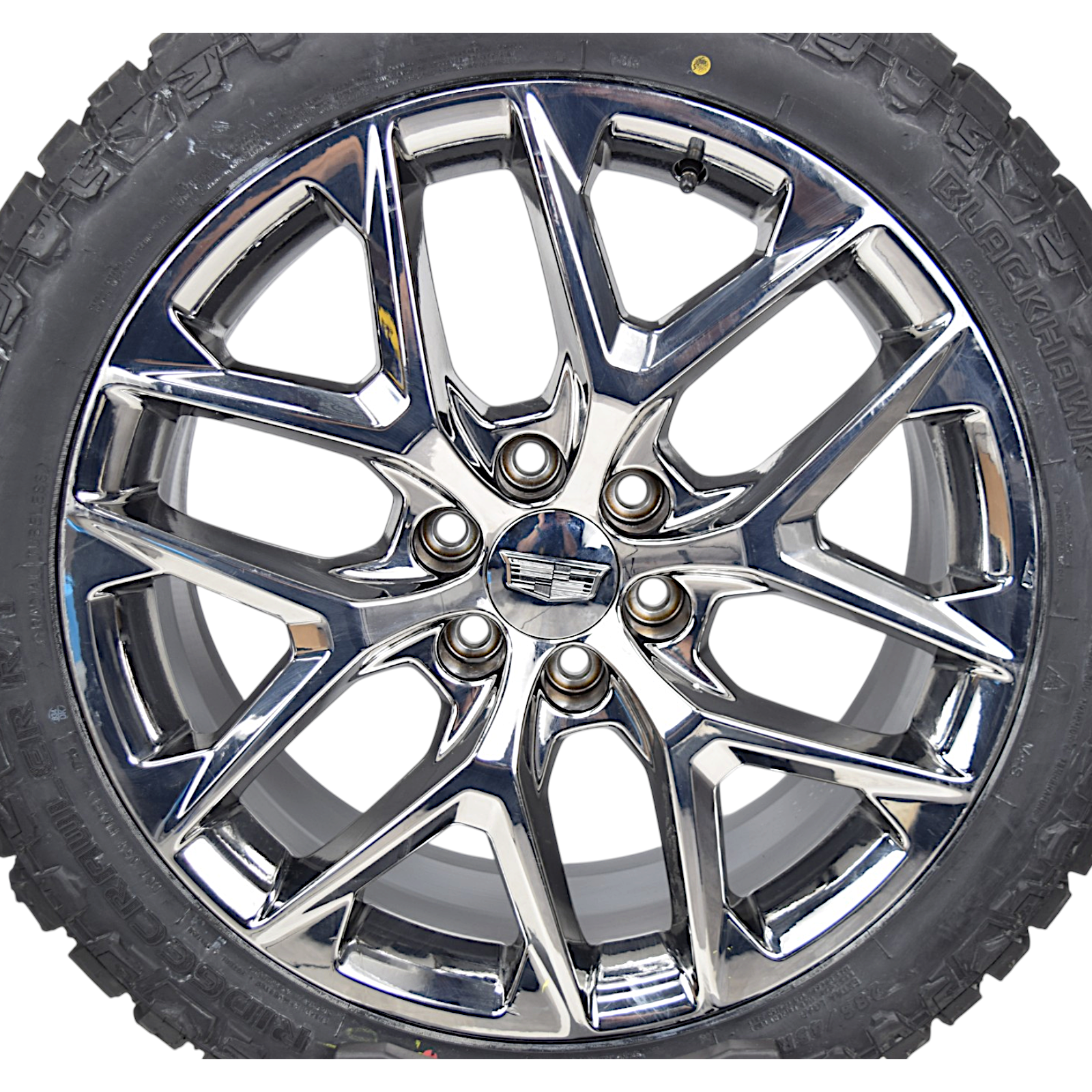 22" Cadillac Escalade Chrome Snowflake OEM Wheels Rims Tires Blackhawk RT