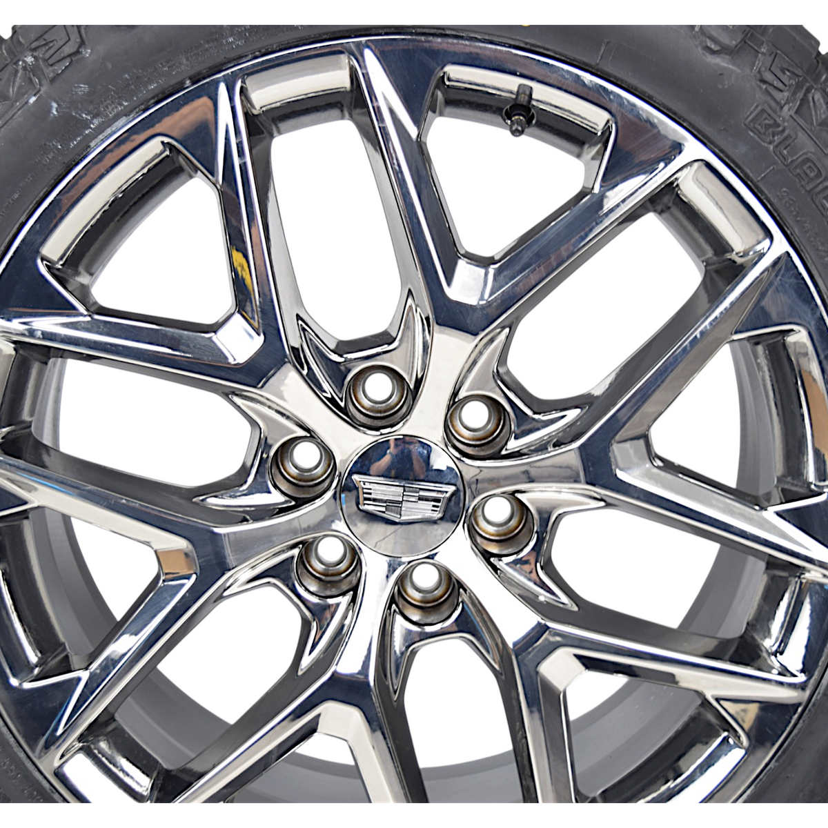 22" Cadillac Escalade Chrome Snowflake OEM Wheels Rims Tires Blackhawk RT
