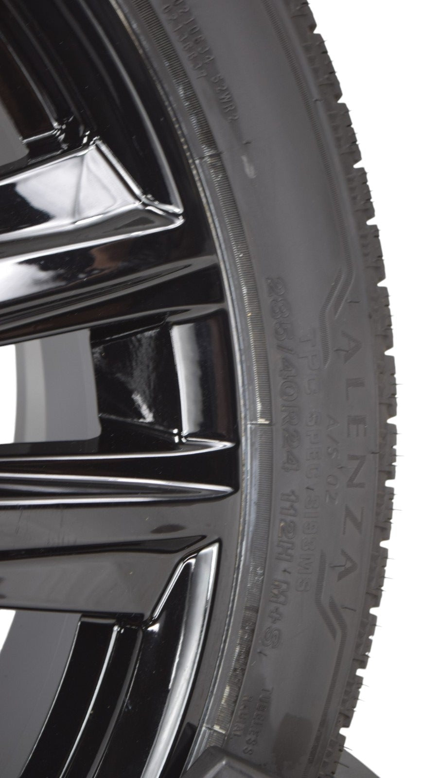 24" GMC Sierra Yukon Gloss Black Replica Wheels Rims Tires Alenza