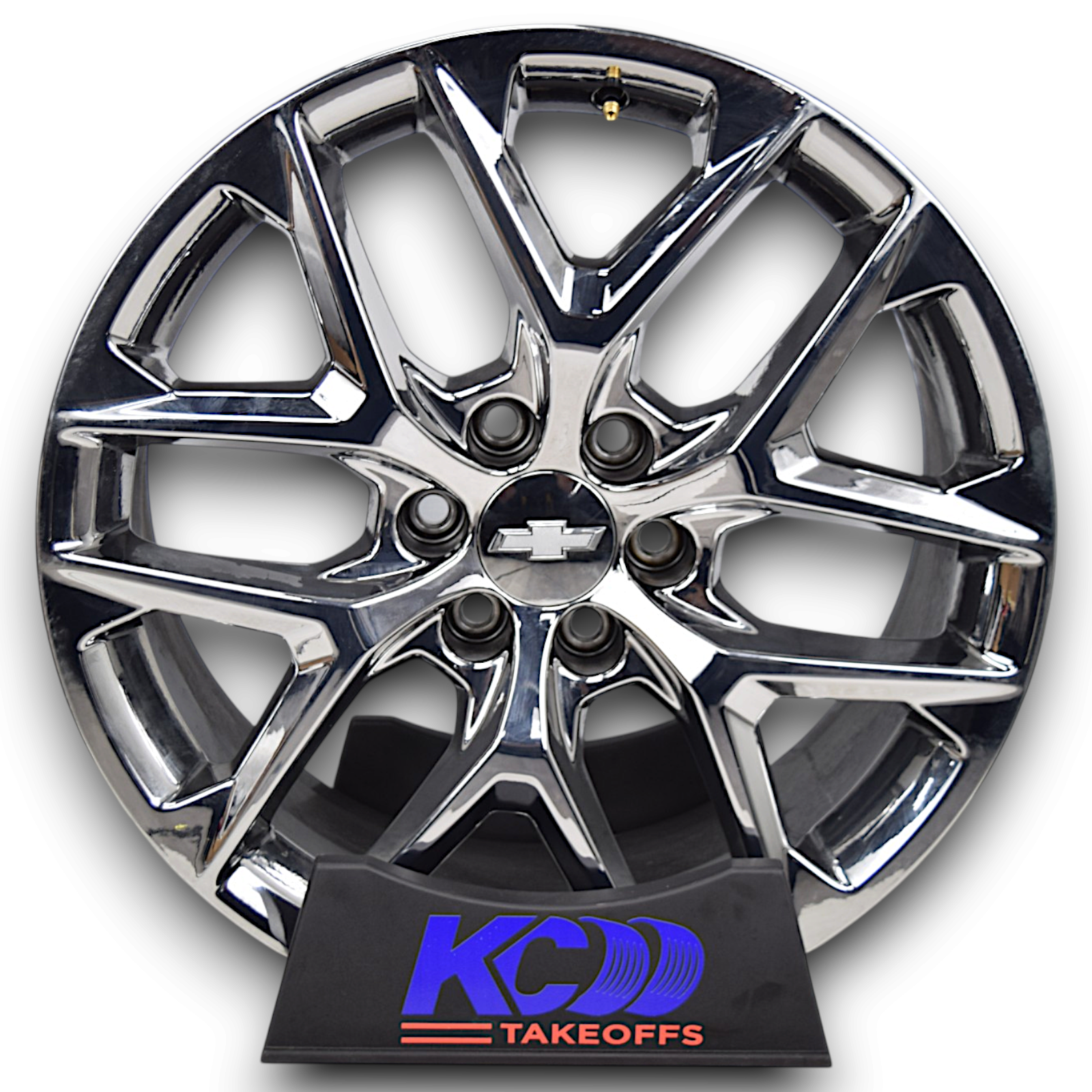 22" Chevy Silverado Tahoe Used OEM Chrome Snowflake Wheels Rims GM 84624177