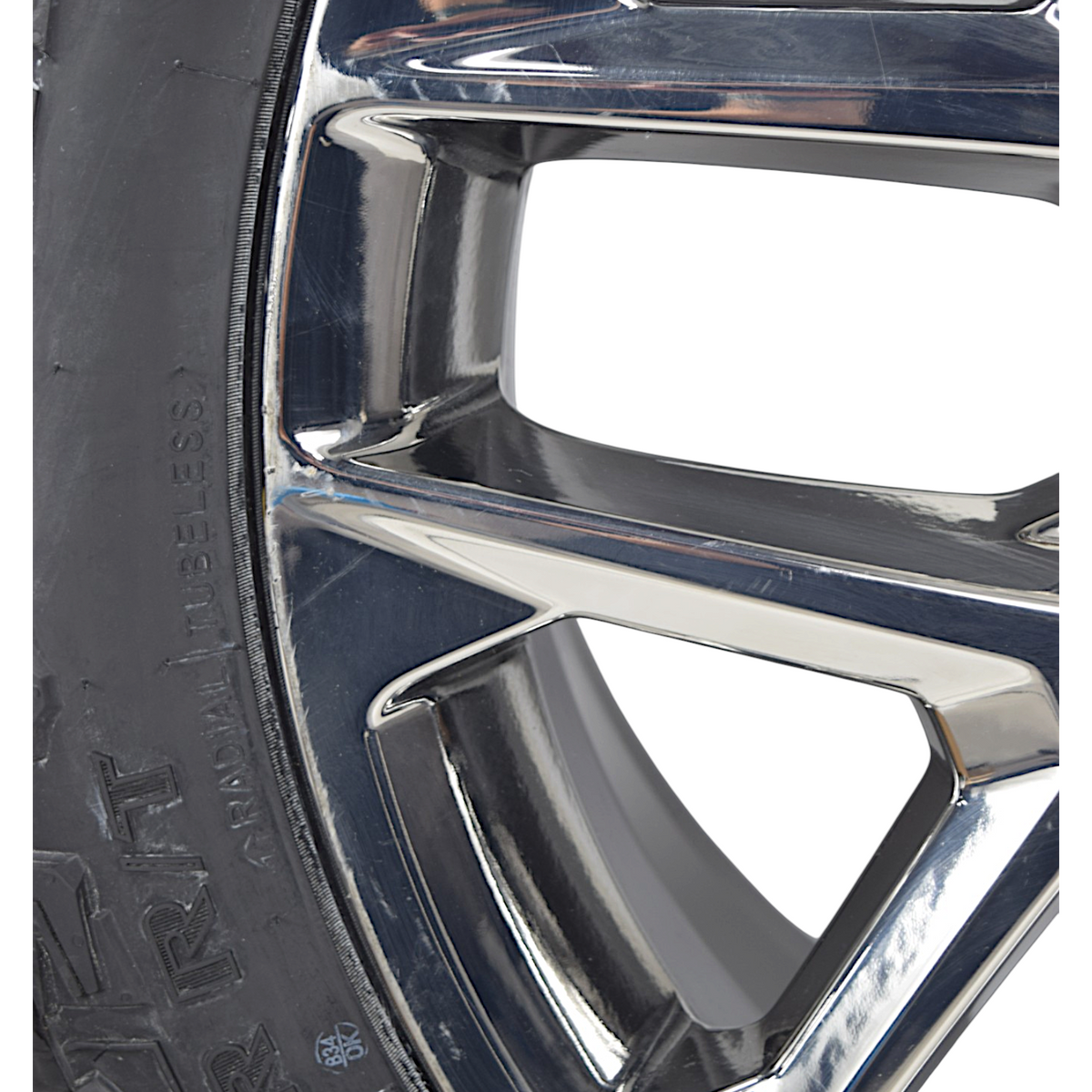 22" GMC Sierra Yukon Denali Chrome Snowflake OEM Wheels Rims Tires Blackhawk RT