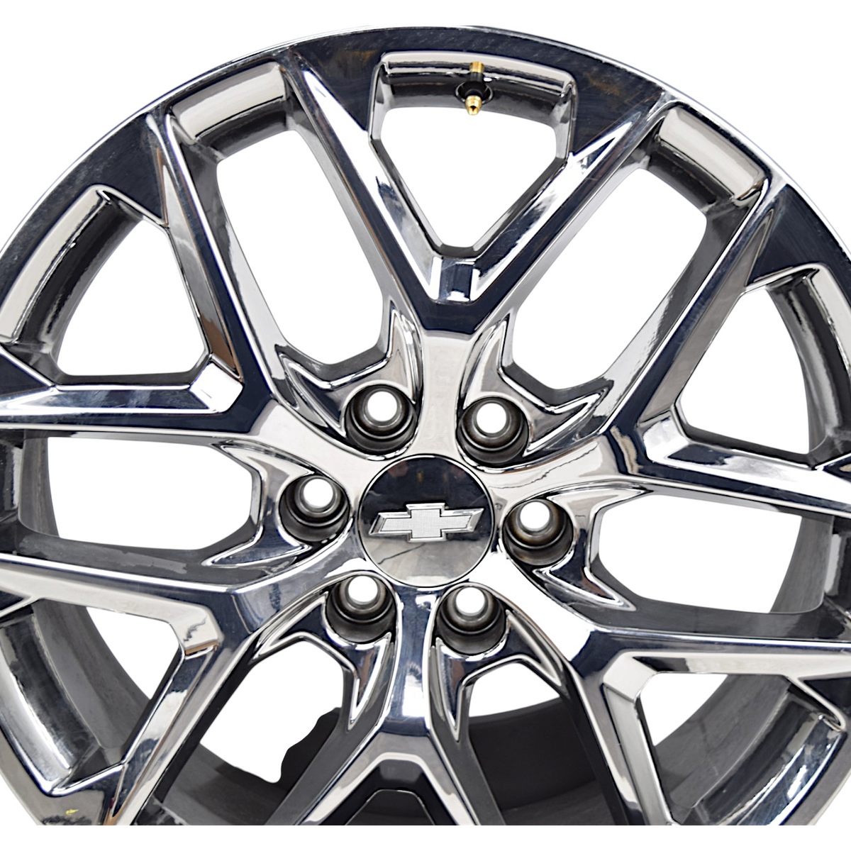 22" Chevy Silverado Tahoe Used OEM Chrome Snowflake Wheels Rims GM 84624177