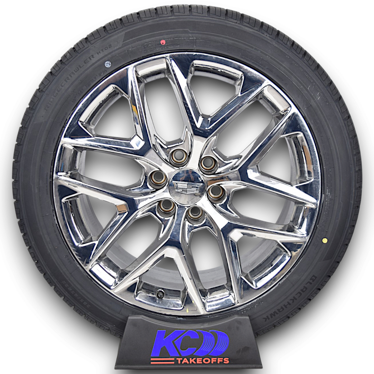 22" Cadillac Escalade Chrome Snowflake OEM Wheels Rims Tires Blackhawk HT