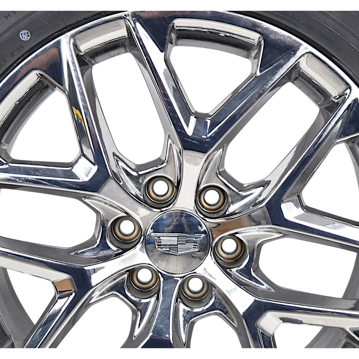 22" Cadillac Escalade Chrome Snowflake OEM Wheels Rims Tires Blackhawk HT