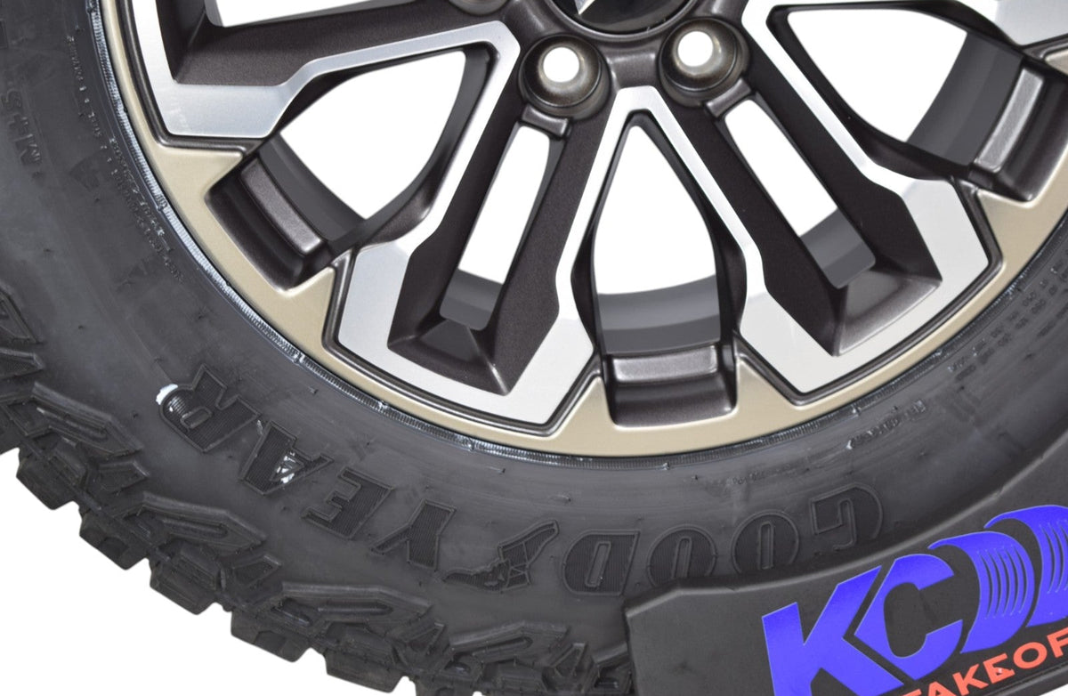 18" GMC Sierra Yukon OEM Wheels Rims Tires Satin Graphite Goodyear MT