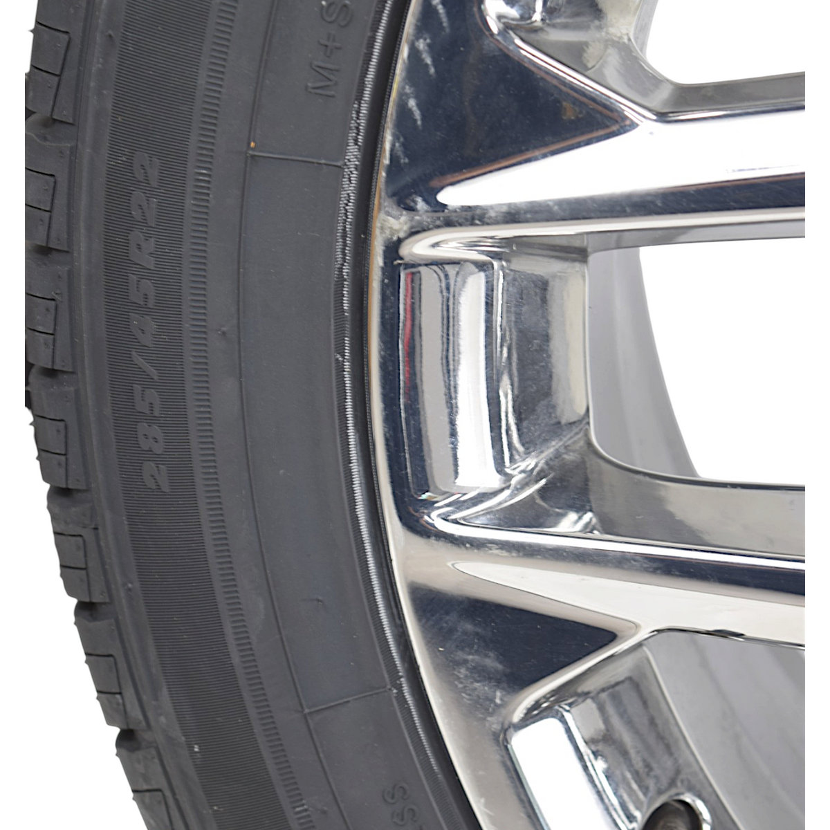 22" GMC Sierra Yukon Denali Chrome Snowflake OEM Wheels Rims Tires Blackhawk HT