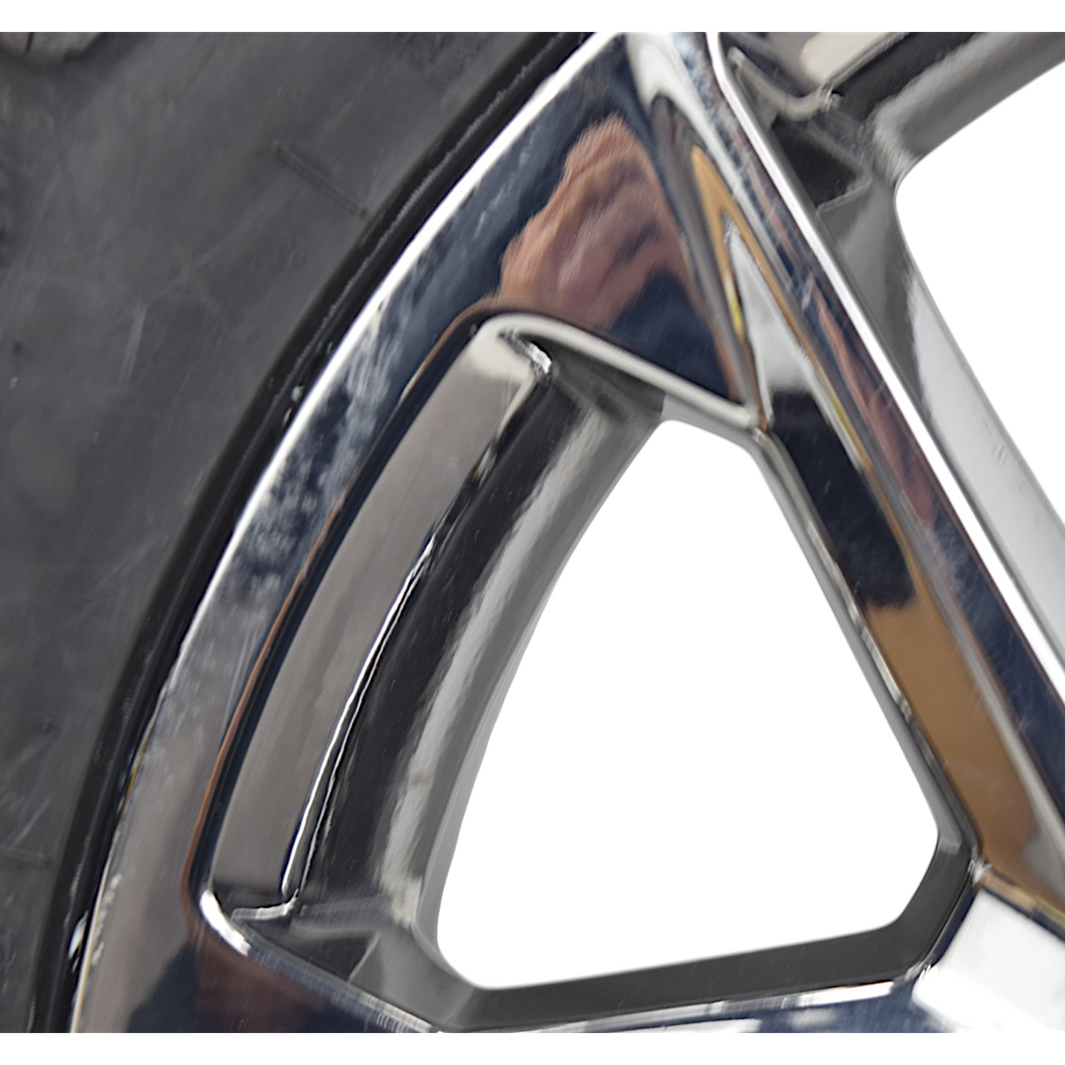 22" Cadillac Escalade Chrome Snowflake OEM Wheels Rims Tires Blackhawk AT