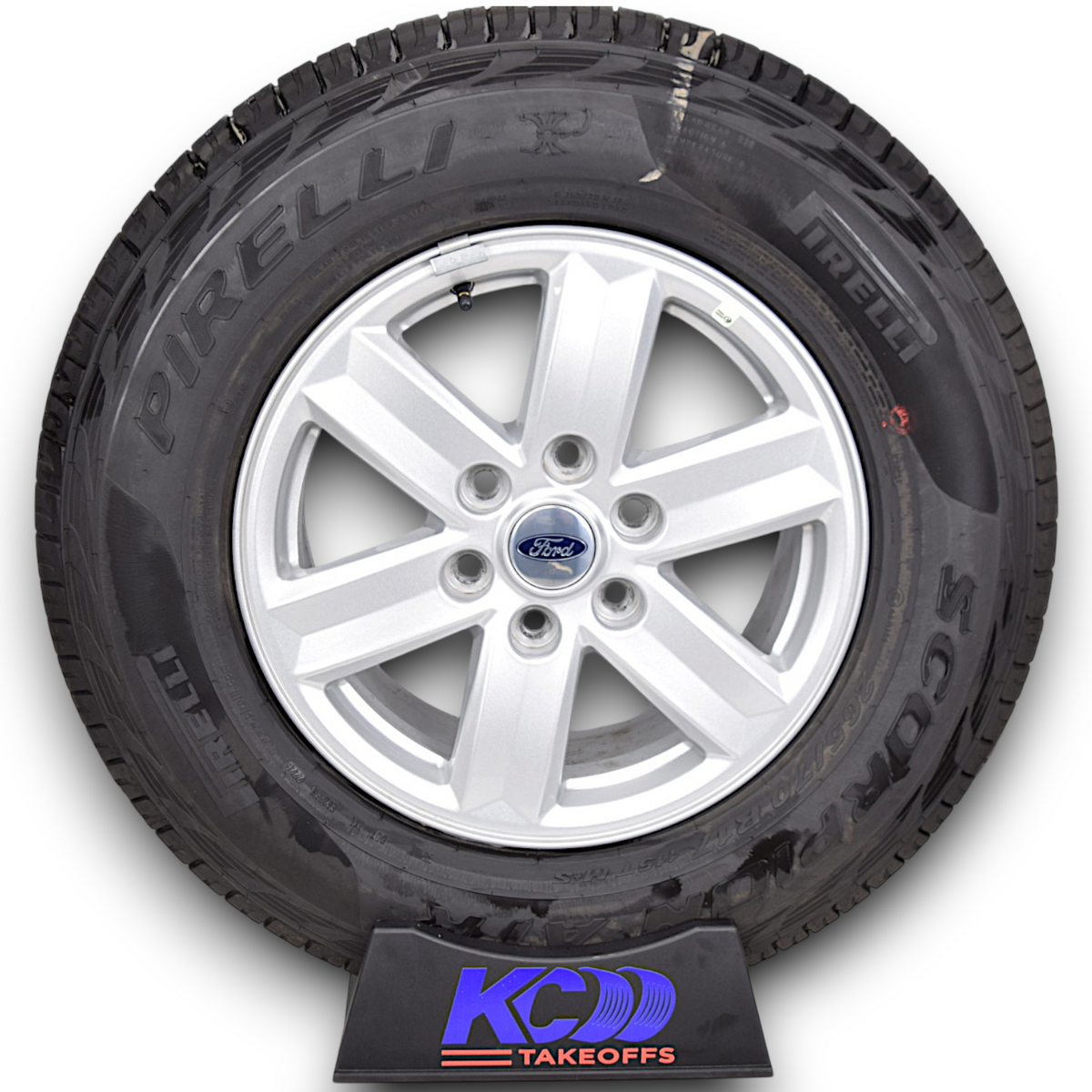 17" Ford F150 Expedition OEM Silver Takeoff Wheels Rims Tires 10339 Pirelli
