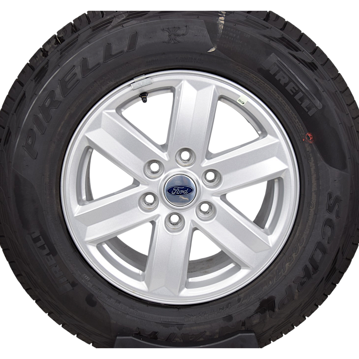 17" Ford F150 Expedition OEM Silver Takeoff Wheels Rims Tires 10339 Pirelli