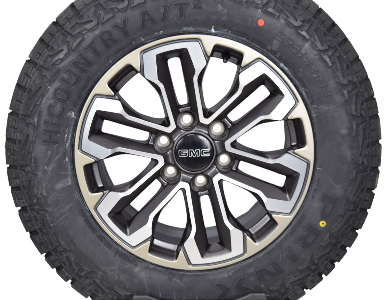 18" GMC Sierra Yukon OEM Wheels Rims Tires Satin Graphite Prinx A/T