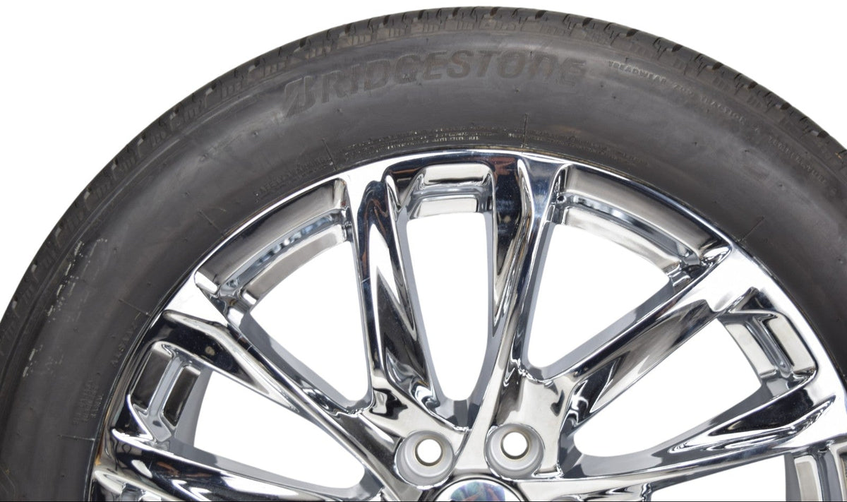 22" Chevy Silverado Tahoe Onyx Chrome OEM Wheels Rims Tires Alenza 275/50R22