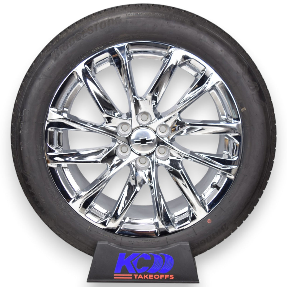 22" Chevy Silverado Tahoe Onyx Chrome OEM Wheels Rims Tires Alenza 275/50R22