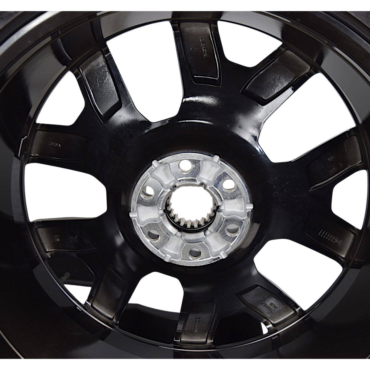 24" Chevy Tahoe Silverado High Country OEM Black Machined Wheels Rims Tires