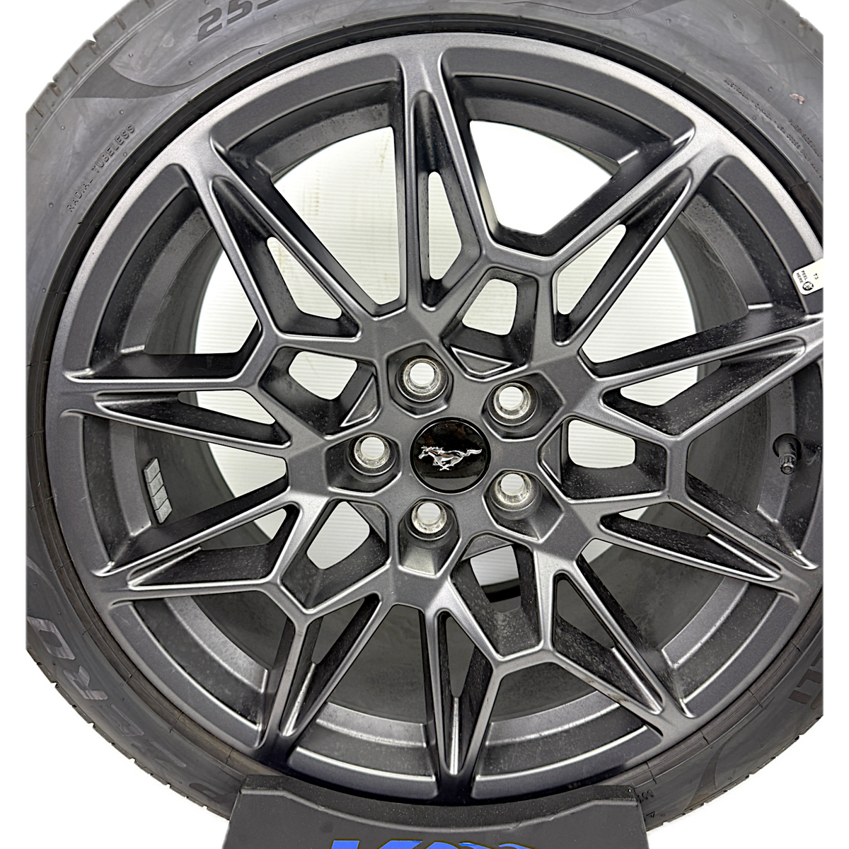 19" Ford Mustang GT Track Pack OEM Gray Staggered Wheels Rims Tires Takeoffs